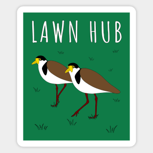 Lawn Hub Masked Lapwing Plover Magnet